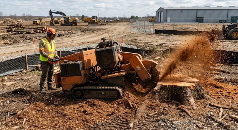 Commercial Stump Grinding in Doylestown, PA